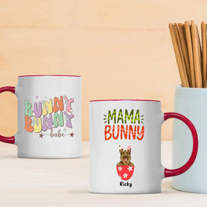 Spring Easter Mug – Custom Dog Lover Cup with Pet Name – 89Prints