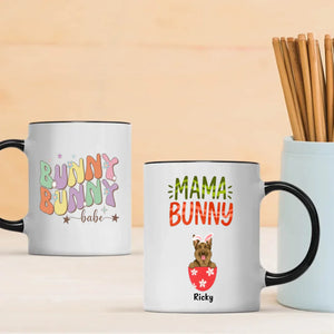 Spring Easter Mug – Custom Dog Lover Cup with Pet Name – 89Prints