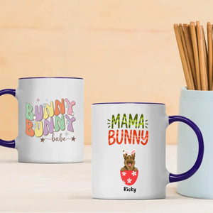 Spring Easter Mug – Custom Dog Lover Cup with Pet Name – 89Prints