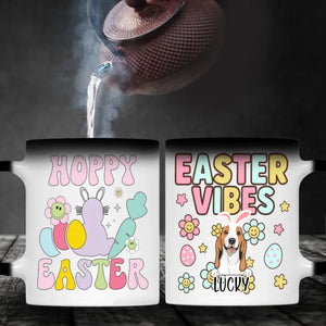 Cute Easter Mug – Personalized Dog Lover Coffee Cup with Spring Vibes – 89Prints