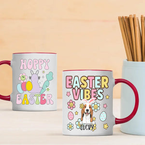Cute Easter Mug – Personalized Dog Lover Coffee Cup with Spring Vibes – 89Prints