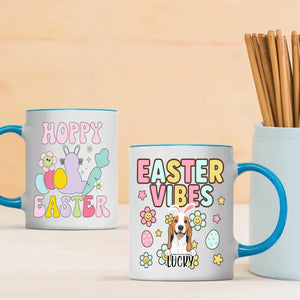 Cute Easter Mug – Personalized Dog Lover Coffee Cup with Spring Vibes – 89Prints