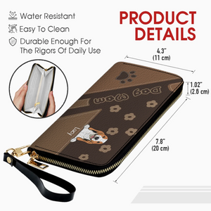 Custom Pet Wallet – Funny Personalized Dog Portrait Wallet | 89Prints