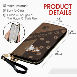 Custom Pet Wallet – Funny Personalized Dog Portrait Wallet | 89Prints