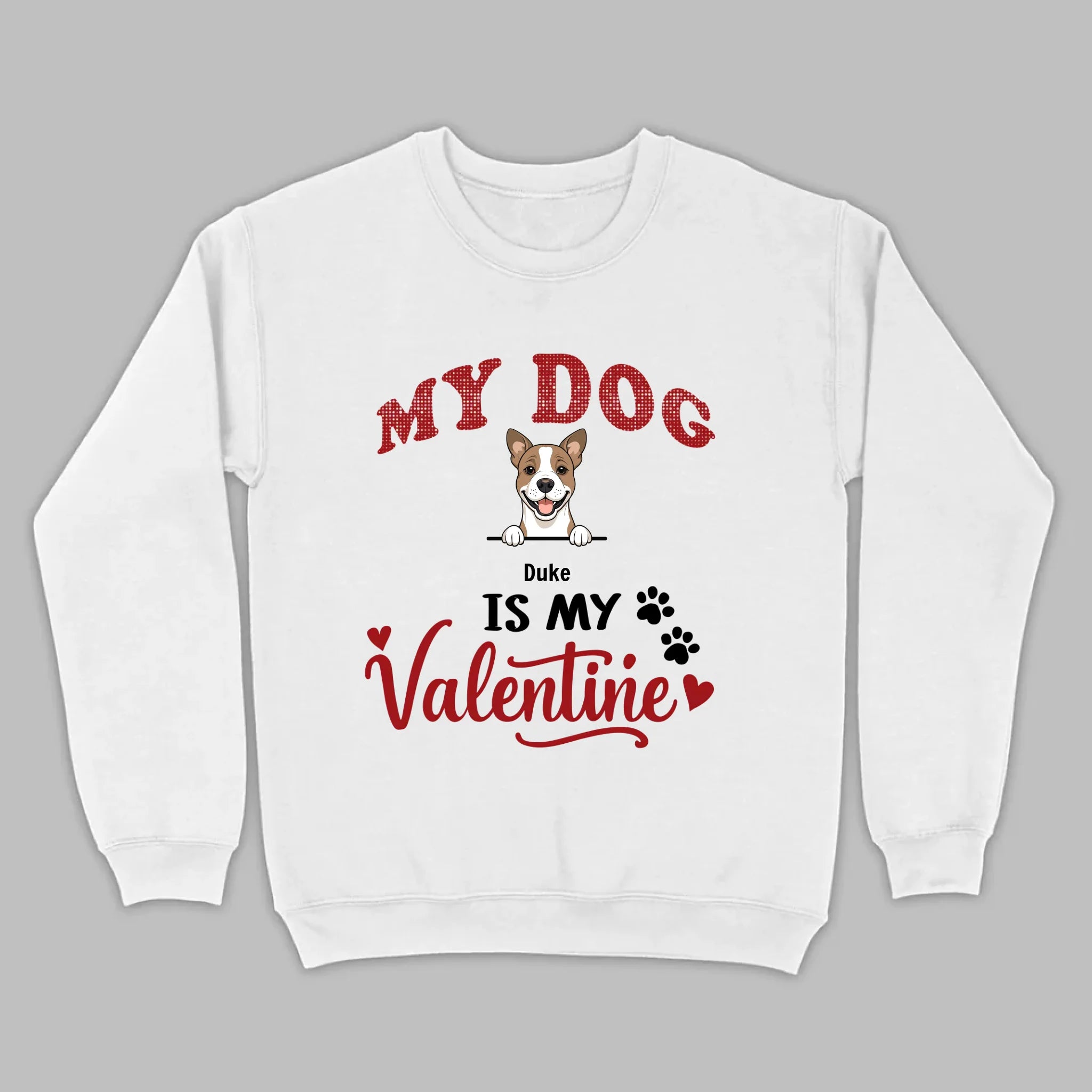 Valentine Dog Shirt – My Dogs Are My Valentine Personalized Tee - 89Prints