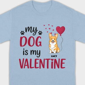 Valentine Hoodie for Dog Lovers – Hoodie with Cute Dog Message - 89Prints