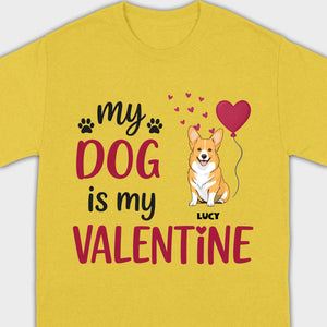 Valentine Hoodie for Dog Lovers – Hoodie with Cute Dog Message - 89Prints