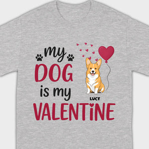 Valentine Hoodie for Dog Lovers – Hoodie with Cute Dog Message - 89Prints