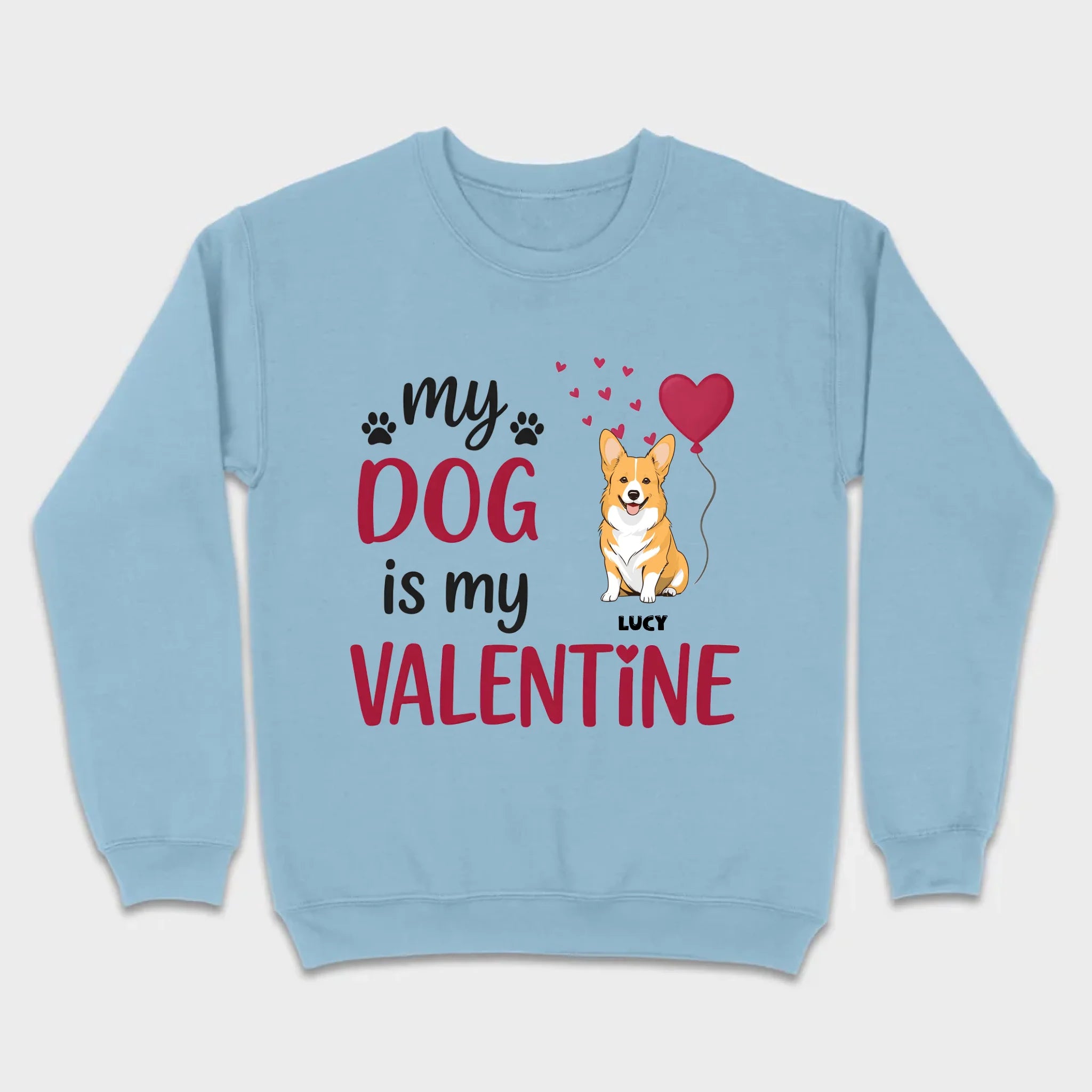 Valentine Hoodie for Dog Lovers – Hoodie with Cute Dog Message - 89Prints