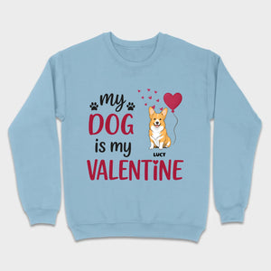 Valentine Hoodie for Dog Lovers – Hoodie with Cute Dog Message - 89Prints