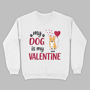 Valentine Hoodie for Dog Lovers – Hoodie with Cute Dog Message - 89Prints