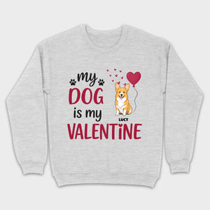 Valentine Hoodie for Dog Lovers – Hoodie with Cute Dog Message - 89Prints