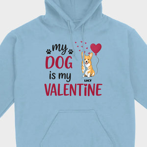 Valentine Hoodie for Dog Lovers – Hoodie with Cute Dog Message - 89Prints