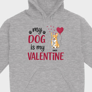 Valentine Hoodie for Dog Lovers – Hoodie with Cute Dog Message - 89Prints