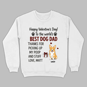 Dog Lover Valentine Tee – Unique T-Shirt for Dog Dads on Valentine’s Day - 89Prints