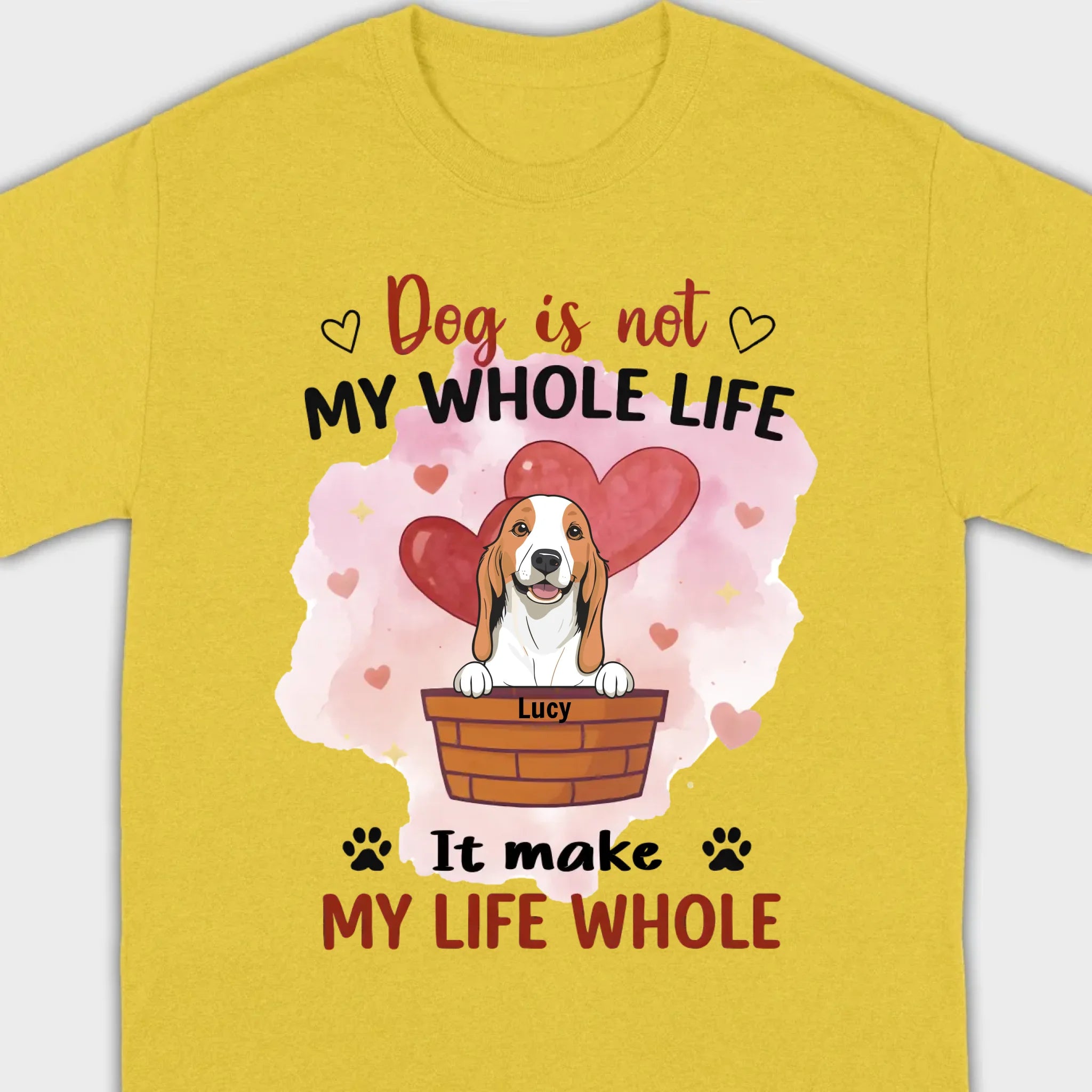 Dog Lover Sweatshirt – Classic Unisex Crewneck with “Dog is not my whole life it makes my life whole” - 89Prints