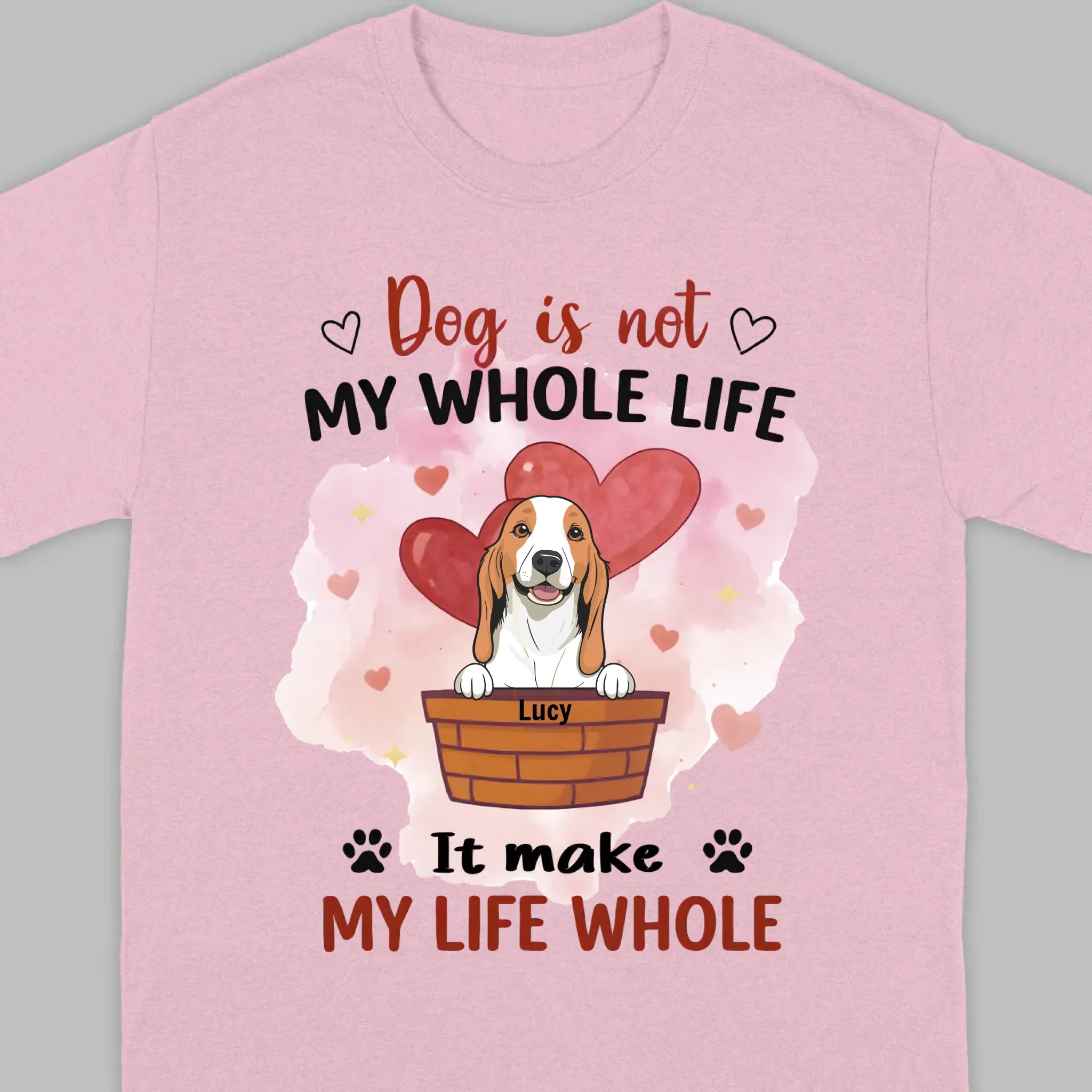Dog Lover Sweatshirt – Classic Unisex Crewneck with “Dog is not my whole life it makes my life whole” - 89Prints