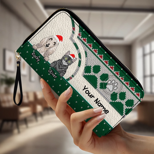 Holiday Surprise Leather Wallet – Custom Christmas Gift | 89Prints