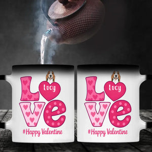 Beautiful Valentines Dog Mom Gift – Personalized Custom Dog Mug for a Lovely Valentine’s Day – 89Prints