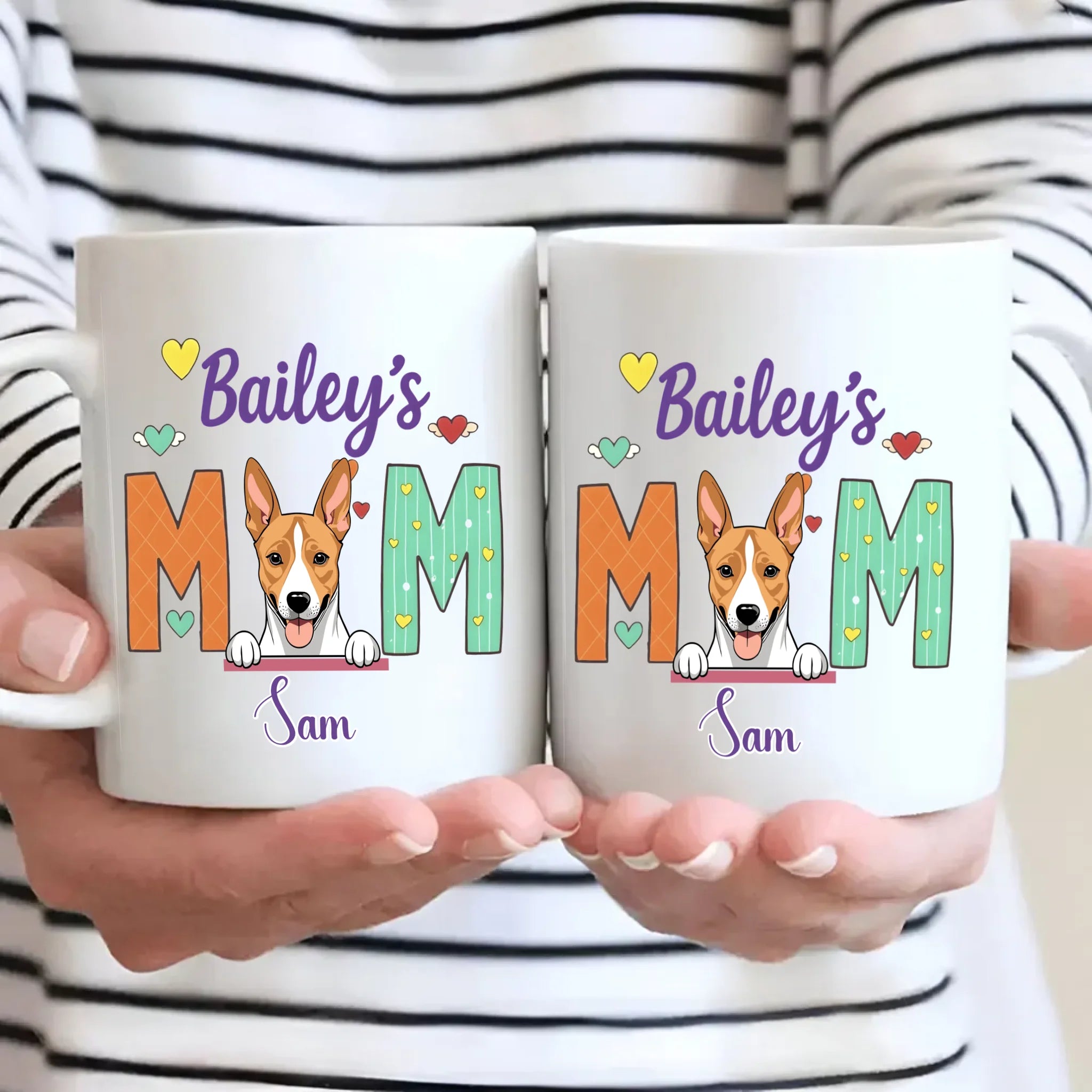 Adorable Valentine’s Day Dog Mug – Personalized Cute Custom Dog Lover Gift for Dog Moms – 89Prints