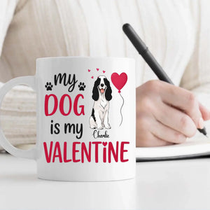 Custom Dog Valentine Gift Mug – Heartfelt Personalized Dog Lover Valentine’s Day Mug – 89Prints