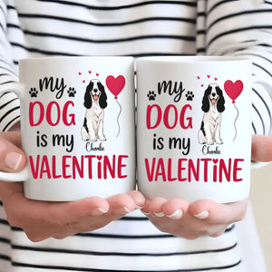 Custom Dog Valentine Gift Mug – Heartfelt Personalized Dog Lover Valentine’s Day Mug – 89Prints