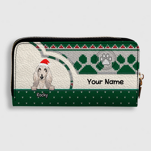 Holiday Surprise Leather Wallet – Custom Christmas Gift | 89Prints