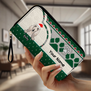 Holiday Surprise Leather Wallet – Custom Christmas Gift | 89Prints