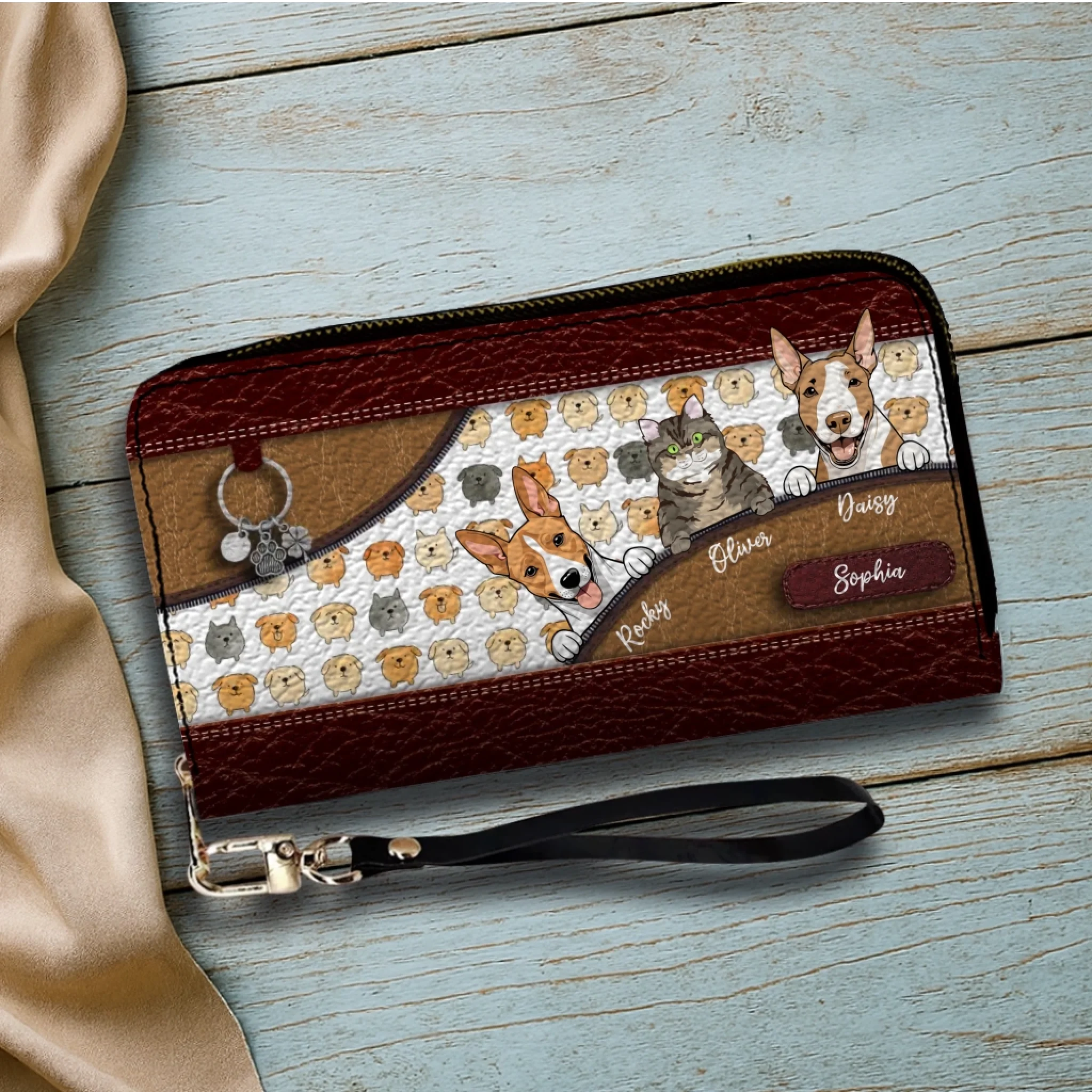 Custom Leather Wallet for Pet Lovers – Men & Women Gift - 89Prints