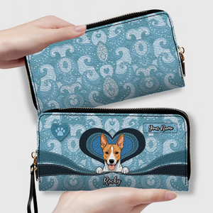 Customizable Leather Wallet for Pet Enthusiasts – Unique Gift - 89Prints