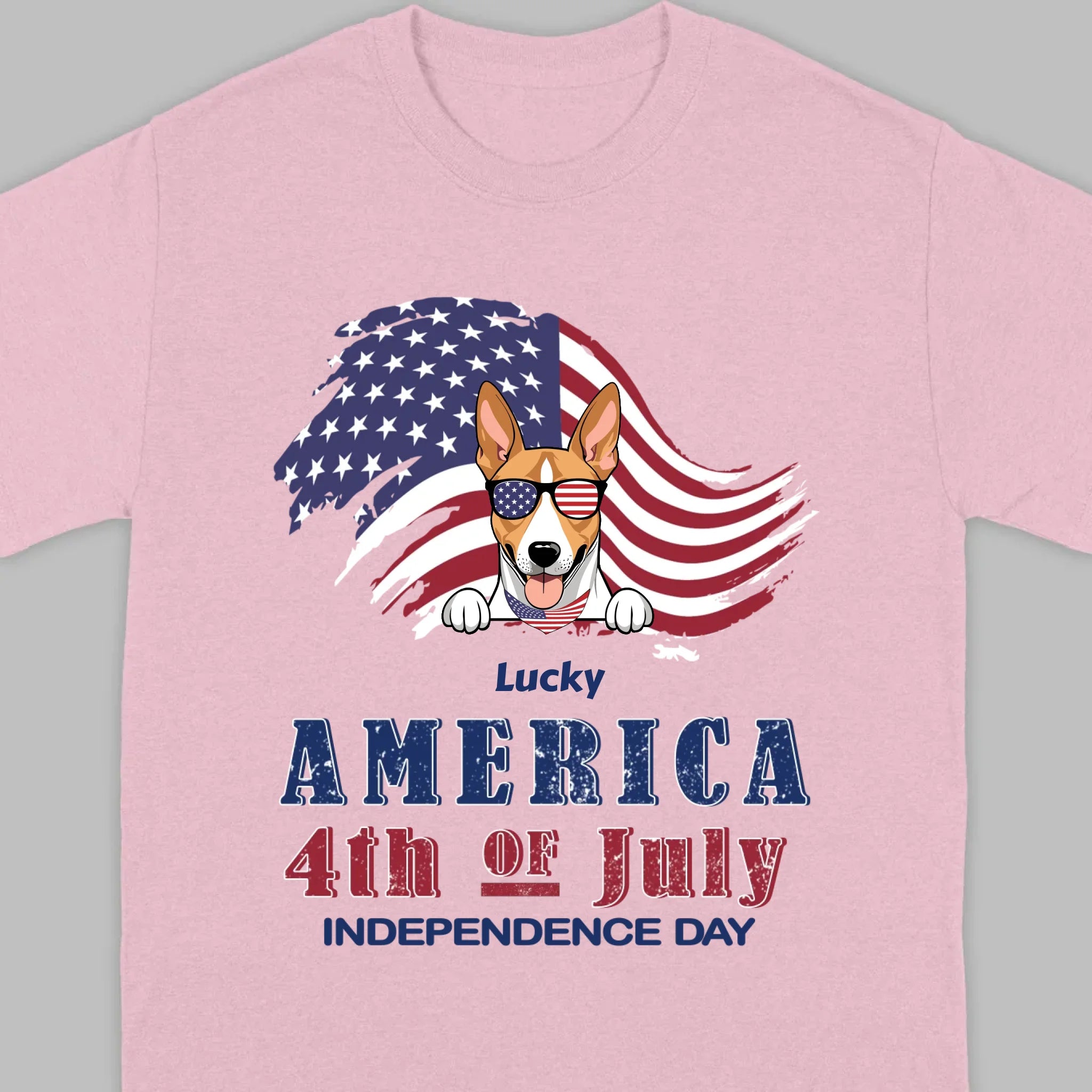 Independence Day Dog T-Shirt – Funny 4th of July America Tee - 89Prints