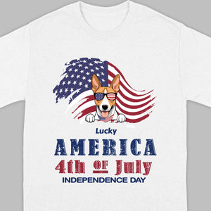 Independence Day Dog T-Shirt – Funny 4th of July America Tee - 89Prints