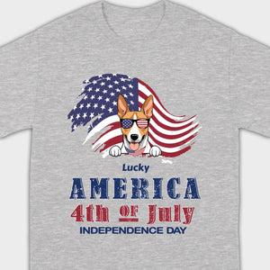 Independence Day Dog T-Shirt – Funny 4th of July America Tee - 89Prints