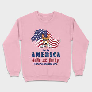 Independence Day Dog T-Shirt – Funny 4th of July America Tee - 89Prints