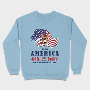 Independence Day Dog T-Shirt – Funny 4th of July America Tee - 89Prints