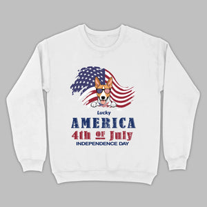 Independence Day Dog T-Shirt – Funny 4th of July America Tee - 89Prints