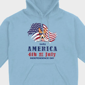 Independence Day Dog T-Shirt – Funny 4th of July America Tee - 89Prints