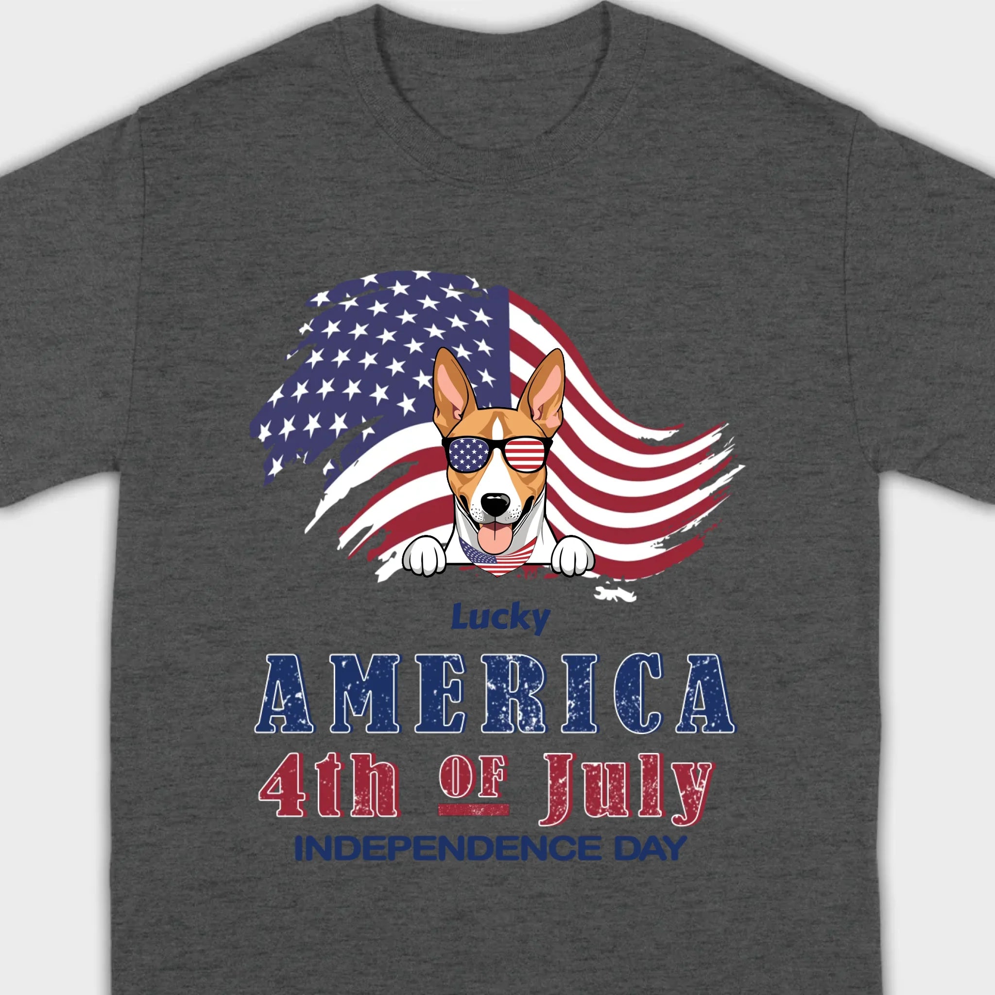 Independence Day Dog T-Shirt – Funny 4th of July America Tee - 89Prints