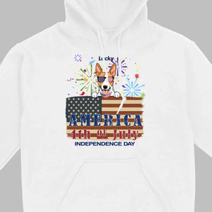 Cool Dog Lover Sweatshirt – America Independence Day 4th of July - 89Prints
