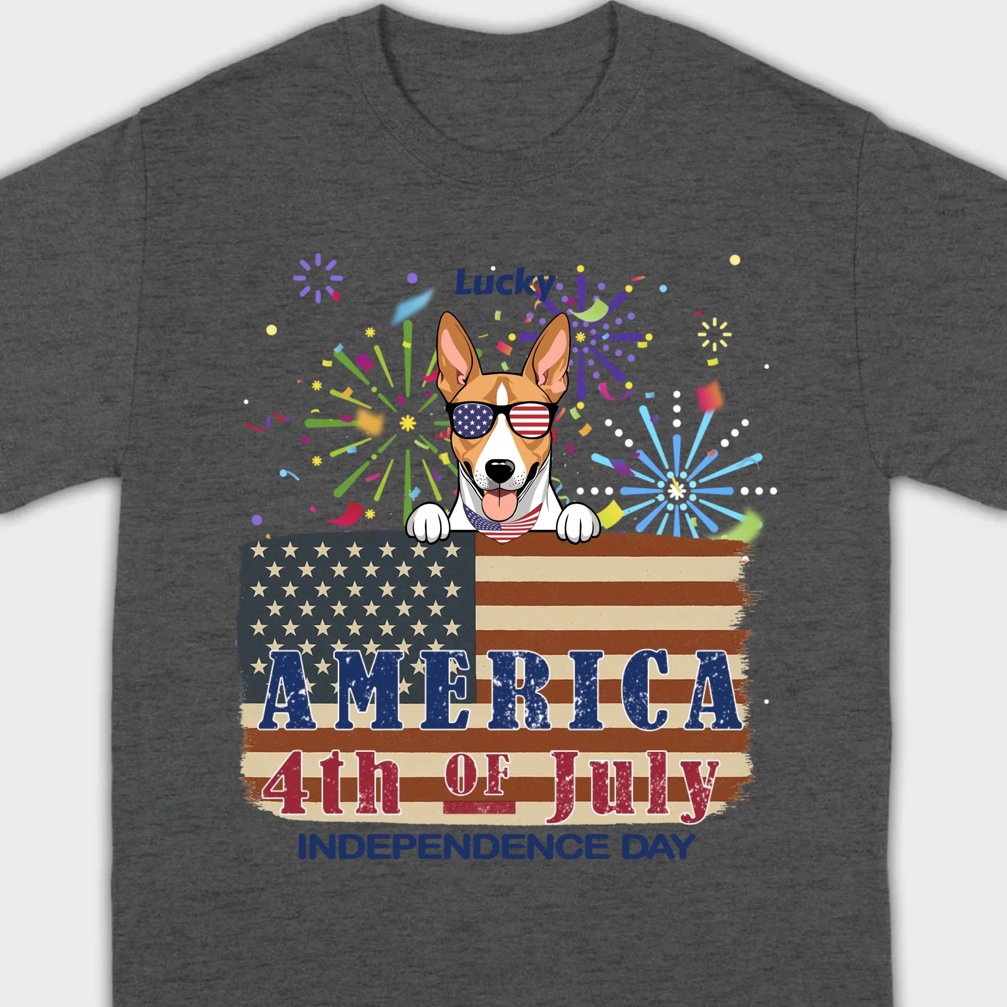 Cool Dog Lover Sweatshirt – America Independence Day 4th of July - 89Prints