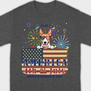 Cool Dog Lover Sweatshirt – America Independence Day 4th of July - 89Prints