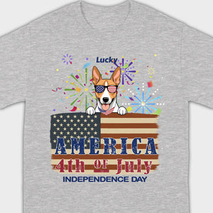 Cool Dog Lover Sweatshirt – America Independence Day 4th of July - 89Prints
