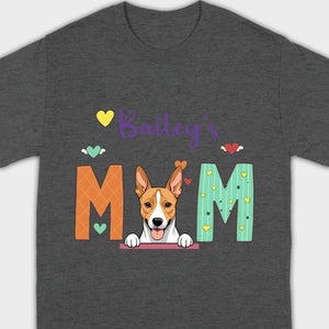 Gift for Dog Mom – Fun and Cozy “MOM” Dog Tee - 89Prints