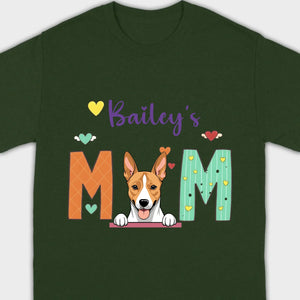 Gift for Dog Mom – Fun and Cozy “MOM” Dog Tee - 89Prints