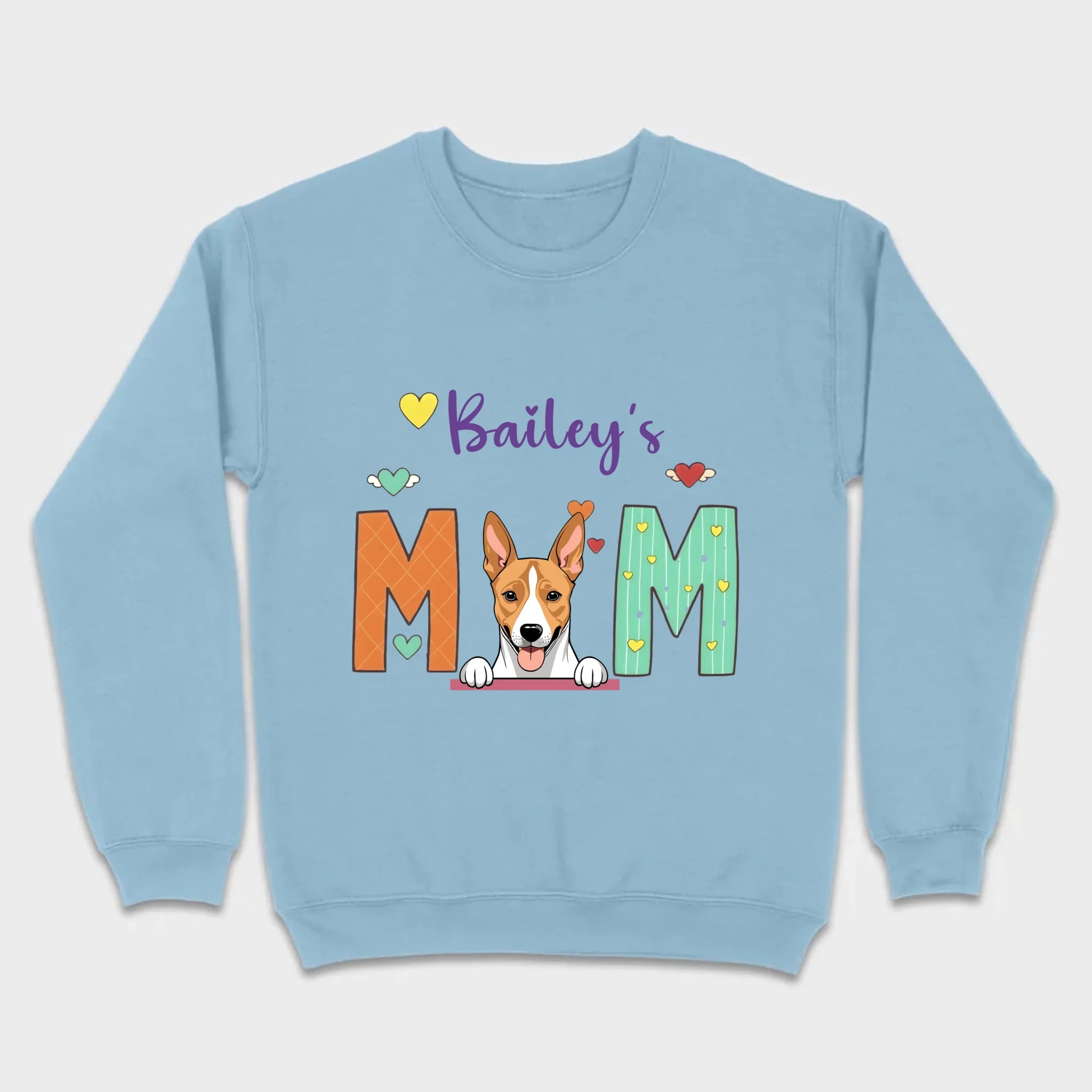 Gift for Dog Mom – Fun and Cozy “MOM” Dog Tee - 89Prints