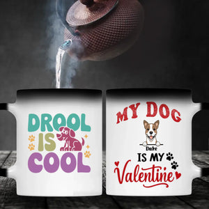 Cute “My Dog Is My Valentine” Mug – Personalized Dog Mom Gift for Valentine’s Day – 89Prints