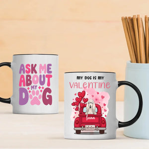 Lovely Custom Dog Mug for Valentine’s Day – Cute Dog Lover Gift – 89Prints