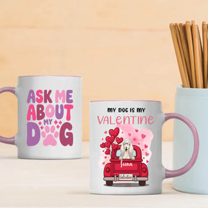Lovely Custom Dog Mug for Valentine’s Day – Cute Dog Lover Gift – 89Prints