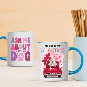 Lovely Custom Dog Mug for Valentine’s Day – Cute Dog Lover Gift – 89Prints