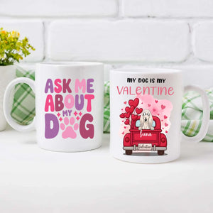 Lovely Custom Dog Mug for Valentine’s Day – Cute Dog Lover Gift – 89Prints